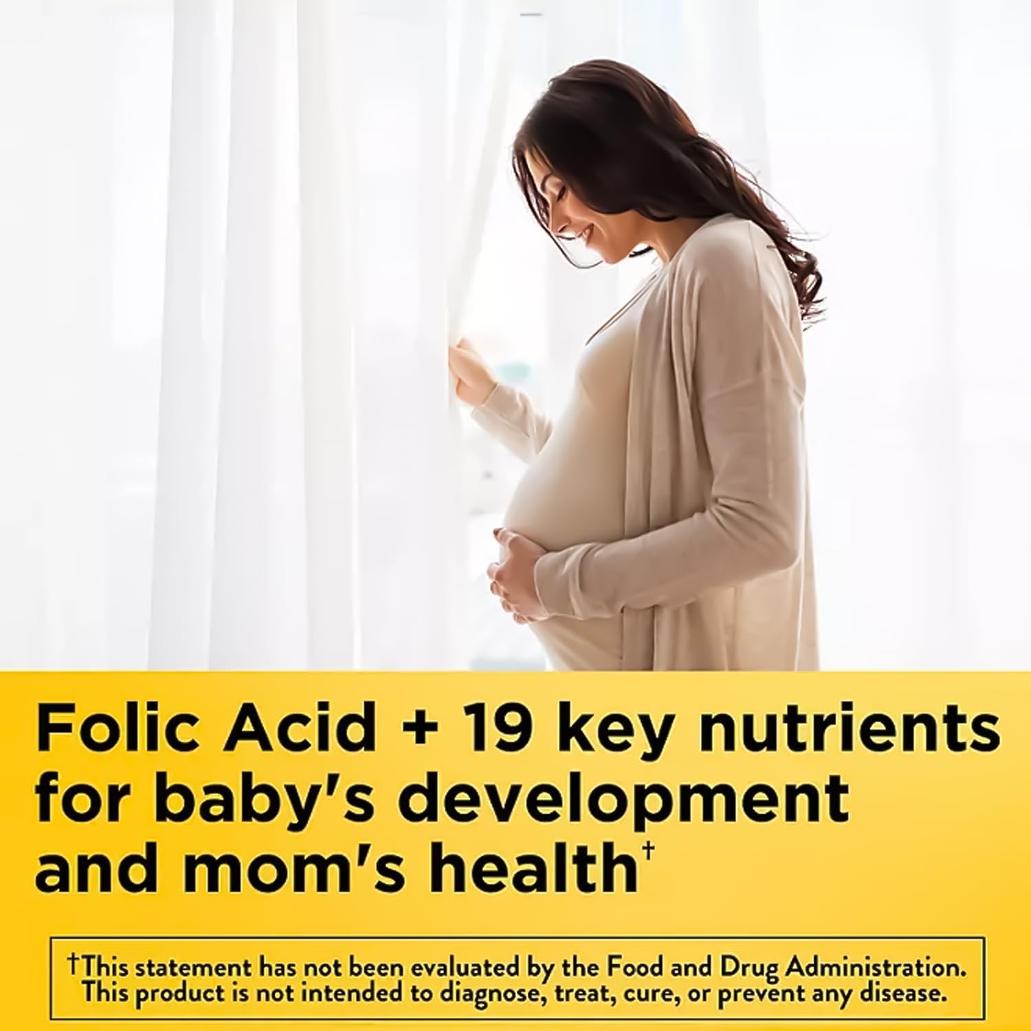 Nature_Mades Prenatal Vitamins with Folic Acid and DHA - 300 Count, 200mg Prenatal Supplement, 300 Day Supply