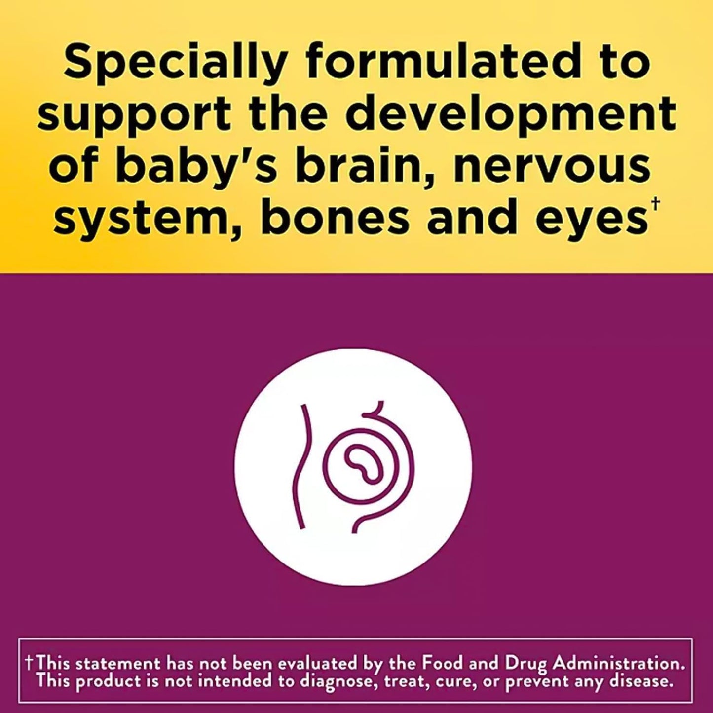 Nature_Mades Prenatal Vitamins with Folic Acid and DHA - 300 Count, 200mg Prenatal Supplement, 300 Day Supply