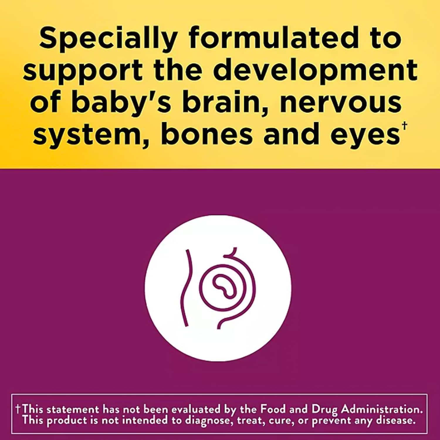 Nature_Mades Prenatal Vitamins with Folic Acid and DHA - 300 Count, 200mg Prenatal Supplement, 300 Day Supply