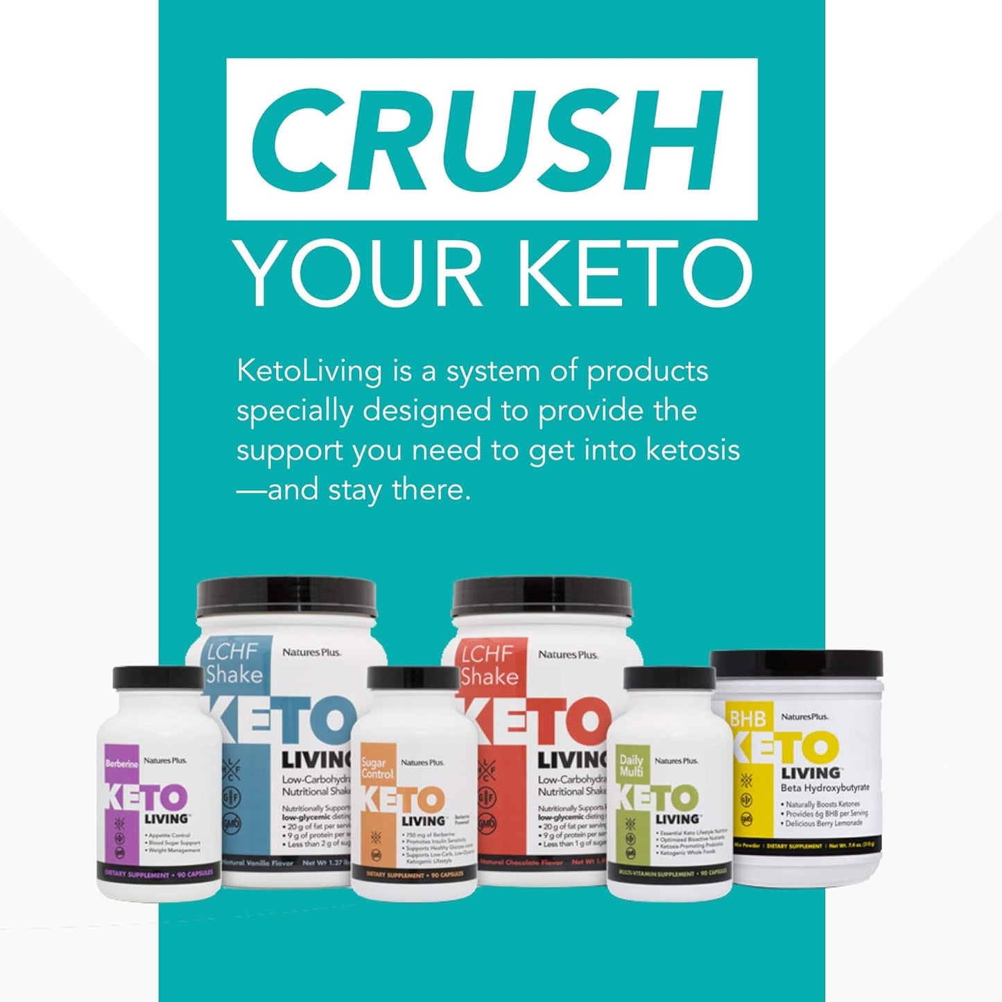 Natures Plus KetoLiving Natural Collagen Protein Powder - Unflavored, 1.36 lb Tub - Supports Immune & Gut Health, Joint Mobility, Hair, Skin, Nails - Keto-Friendly - Gluten-Free, Non-GMO - 28 Servings