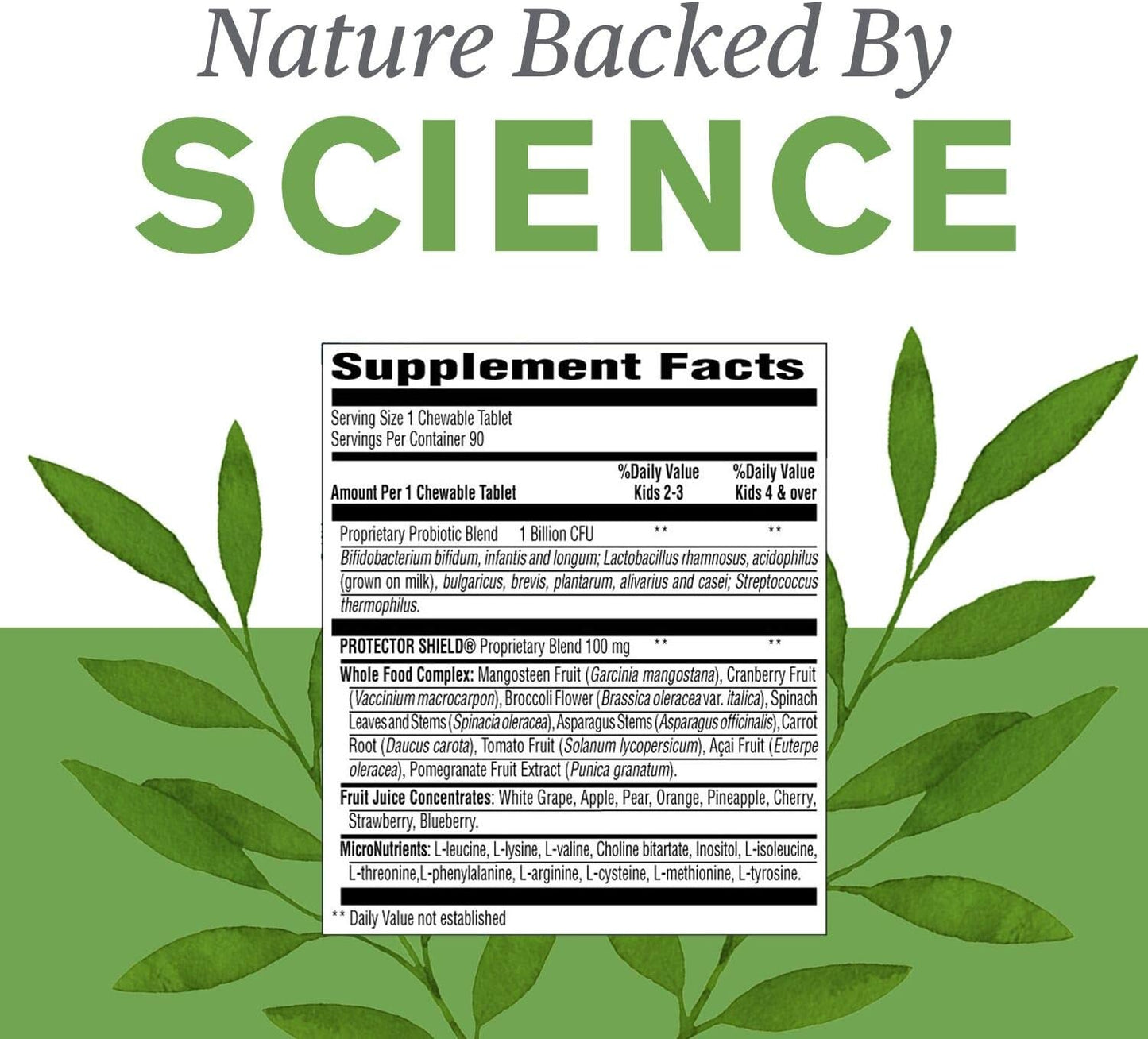 Nature's Sunshine Sunshine Heroes Probiotic Power Chewable Tablets - 90 Count