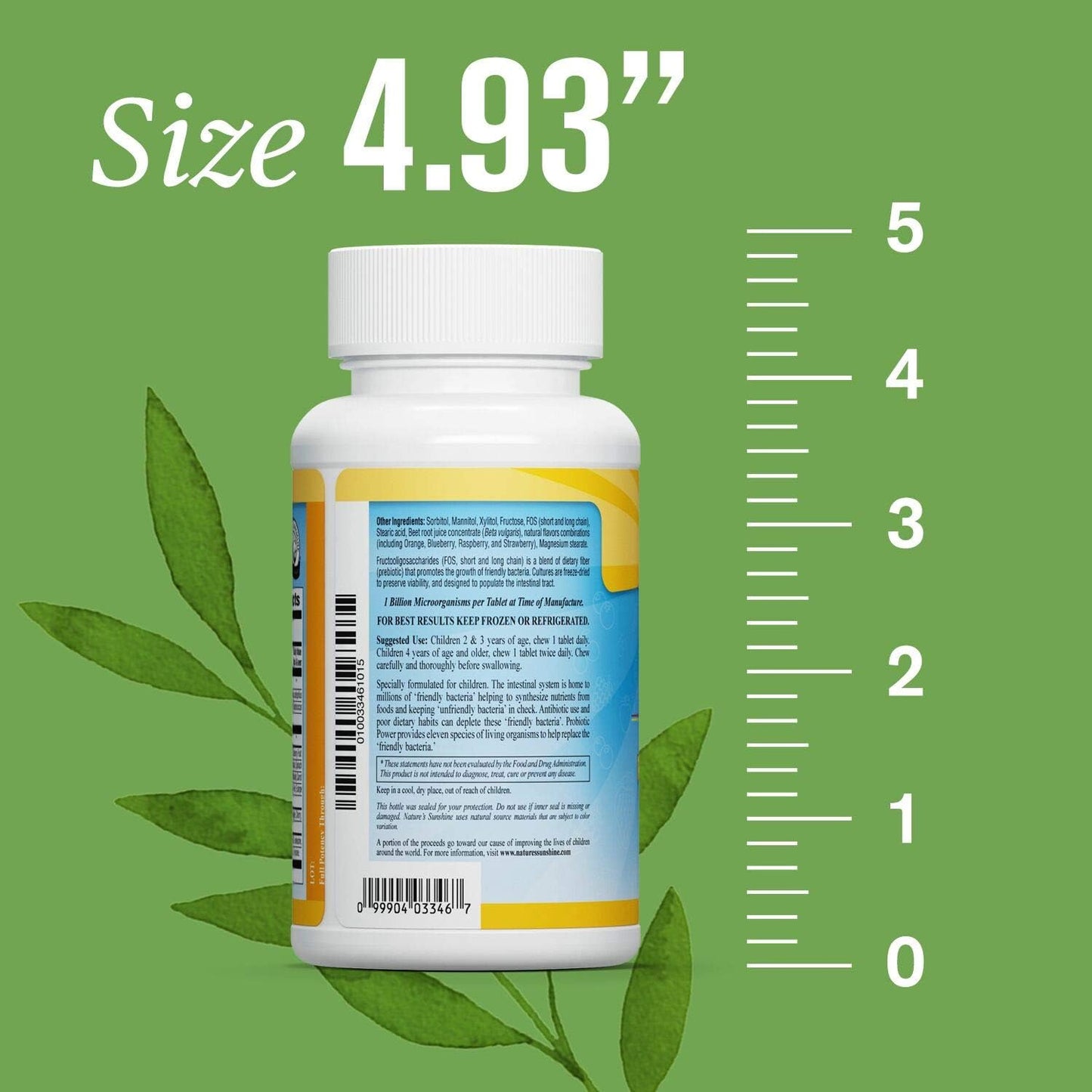 Nature's Sunshine Sunshine Heroes Probiotic Power Chewable Tablets - 90 Count
