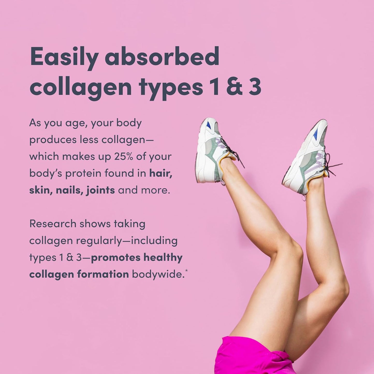 Neocell Super Collagen with Aloe Powder - Type 1 & 3 Collagen for Healthy Hair, Skin, and Nails - Gluten-Free - 10.6 Oz - 30 Servings.