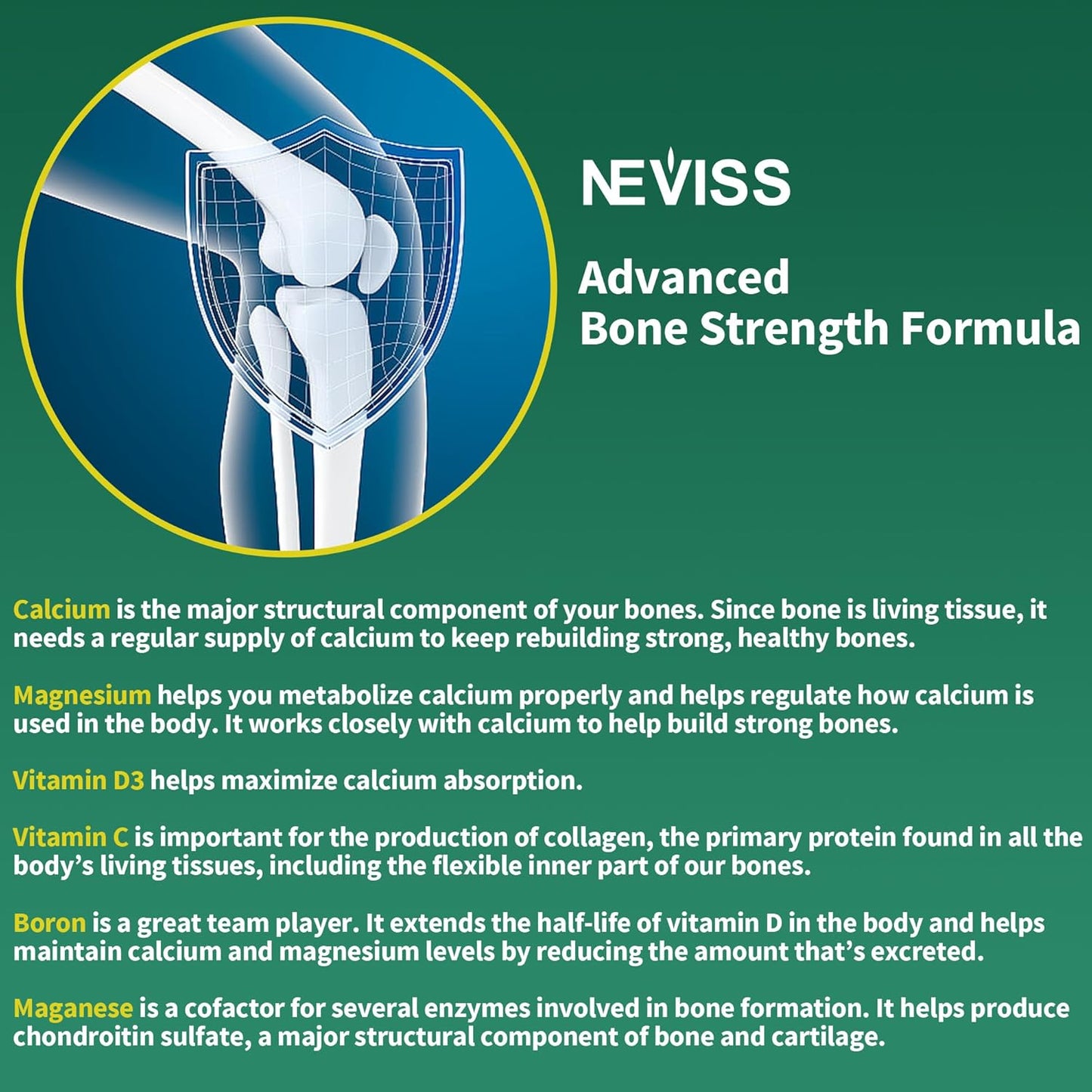 NEVISS Algae Calcium Gummies: Zinc and Magnesium Supplement