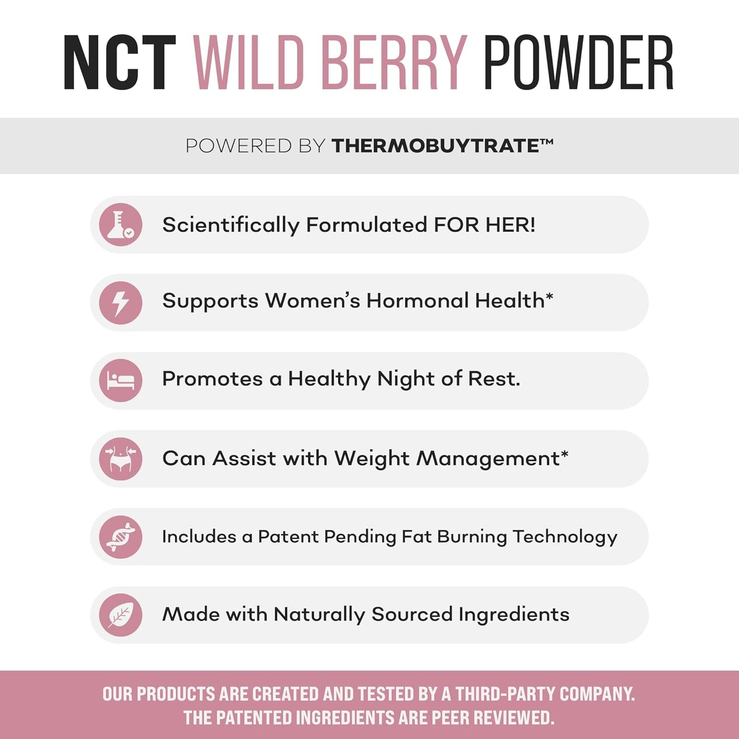 Northestar NCT Powder: Wild Berry Flavor for Women - 30 Packets