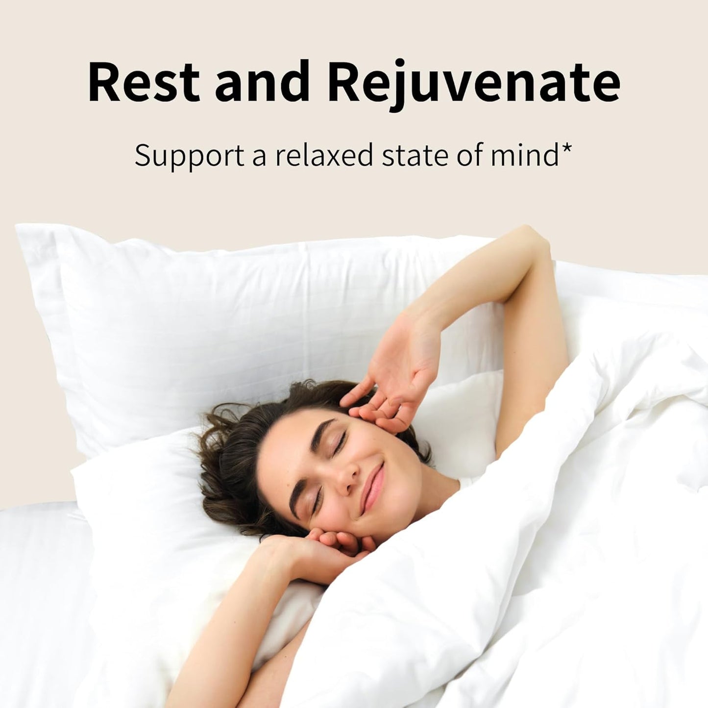 Nourished Natural - Calm + Sleep Capsules with Ashwagandha, Chamomile, and Magnesium - 360 Capsules for Deep Rest & Relaxation