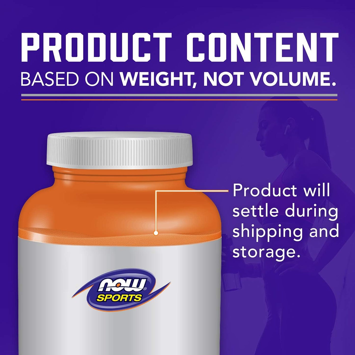 NOW Foods BCAA Blast Powder with 5g BCAA, 100mg Caffeine, Tropical Punch Flavor - 600g