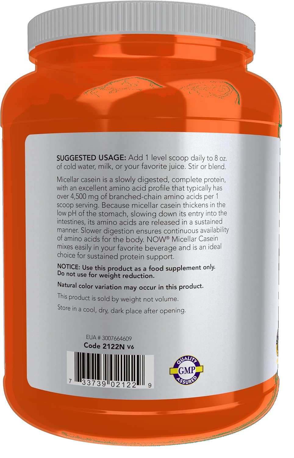 NOW Foods Sports Nutrition Whey Protein Isolate & Micellar Casein Bundle, Unflavored Powder, Slow Release Protein, 10lb + 1.8lb
