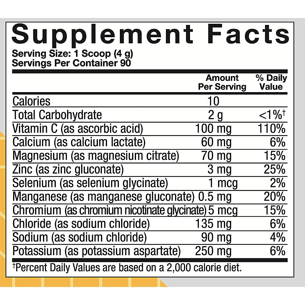 NSF Certified True Athlete Fruit Punch Hydration Powder - Promotes Pre-Workout Hydration, Easy-to-Mix Formula (12.86oz)