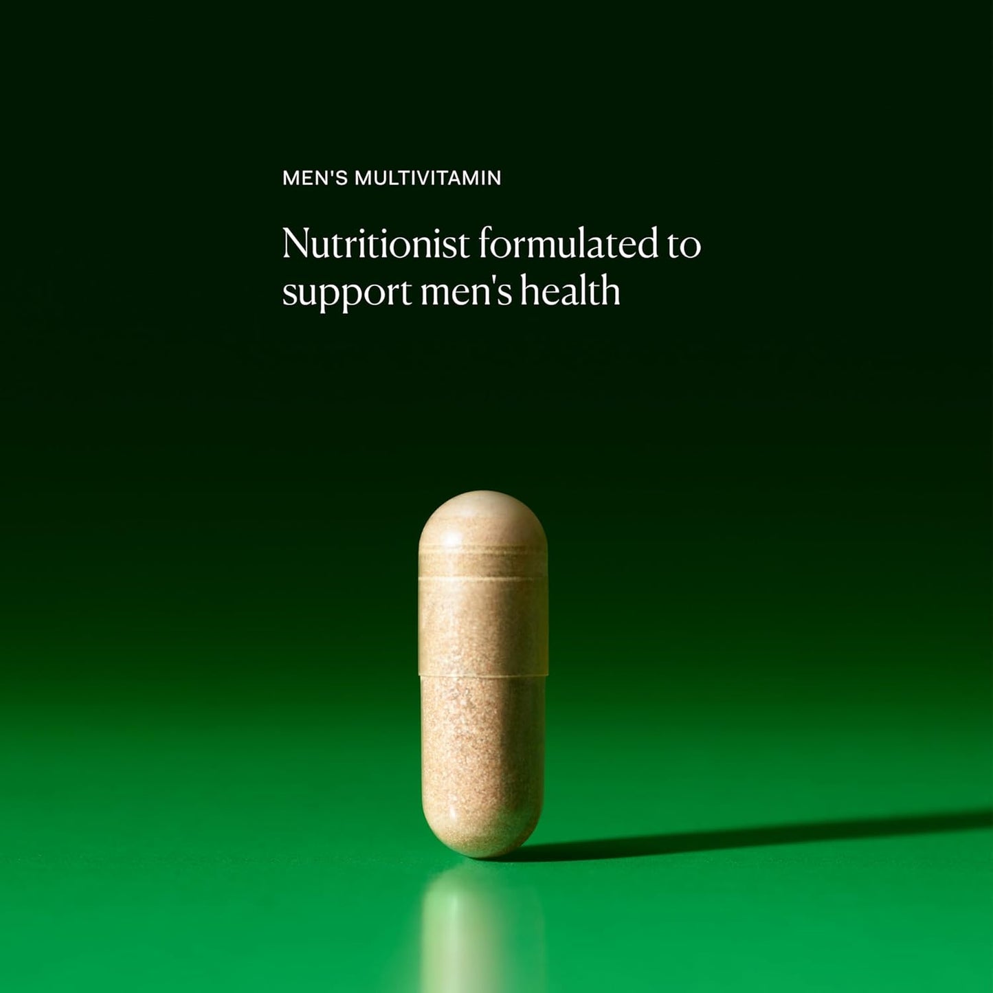 Nue Co. Men's Multivitamin Supplement for Energy, Immunity, and Focus - Vegan & Gluten-Free - 30 Capsules
