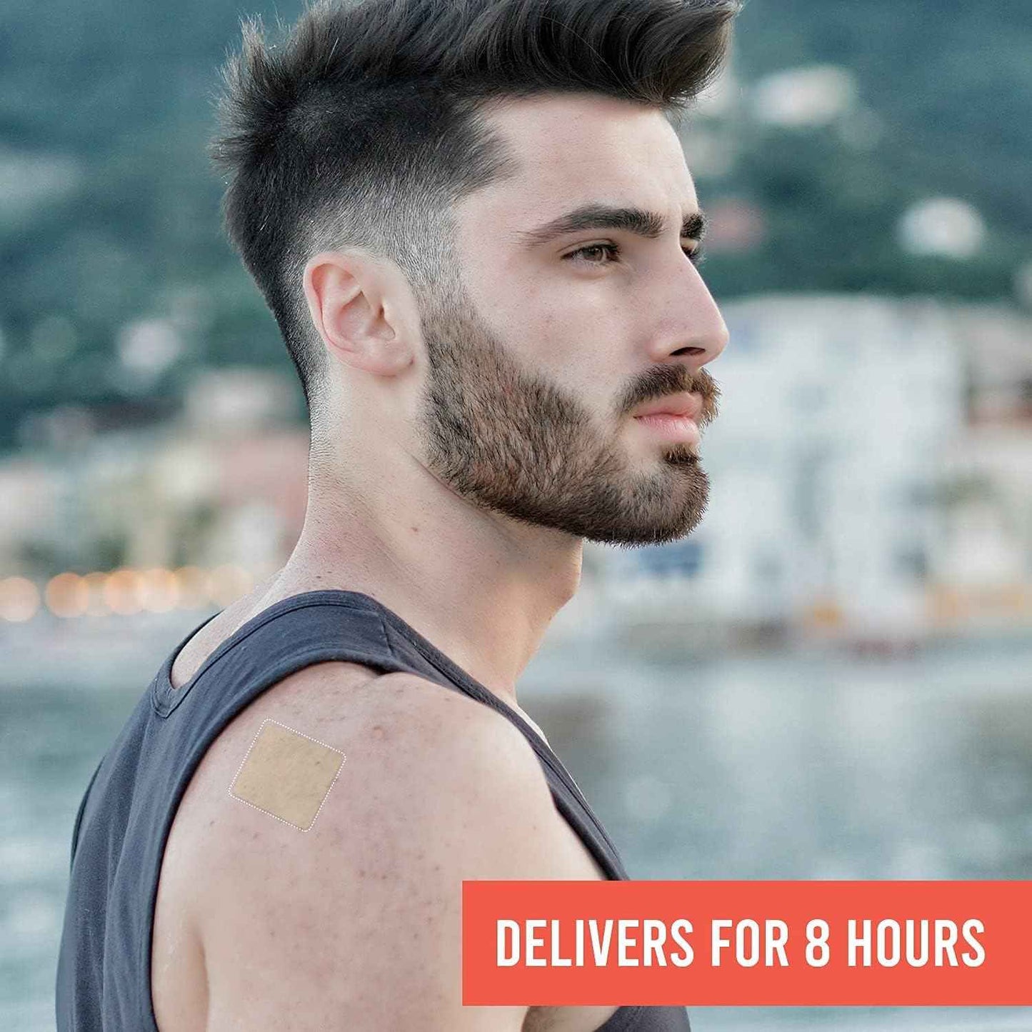 NURYSH B12 Energy Plus Patch - 30 Topical Patches - Vegan and Keto Friendly - for Men and Women