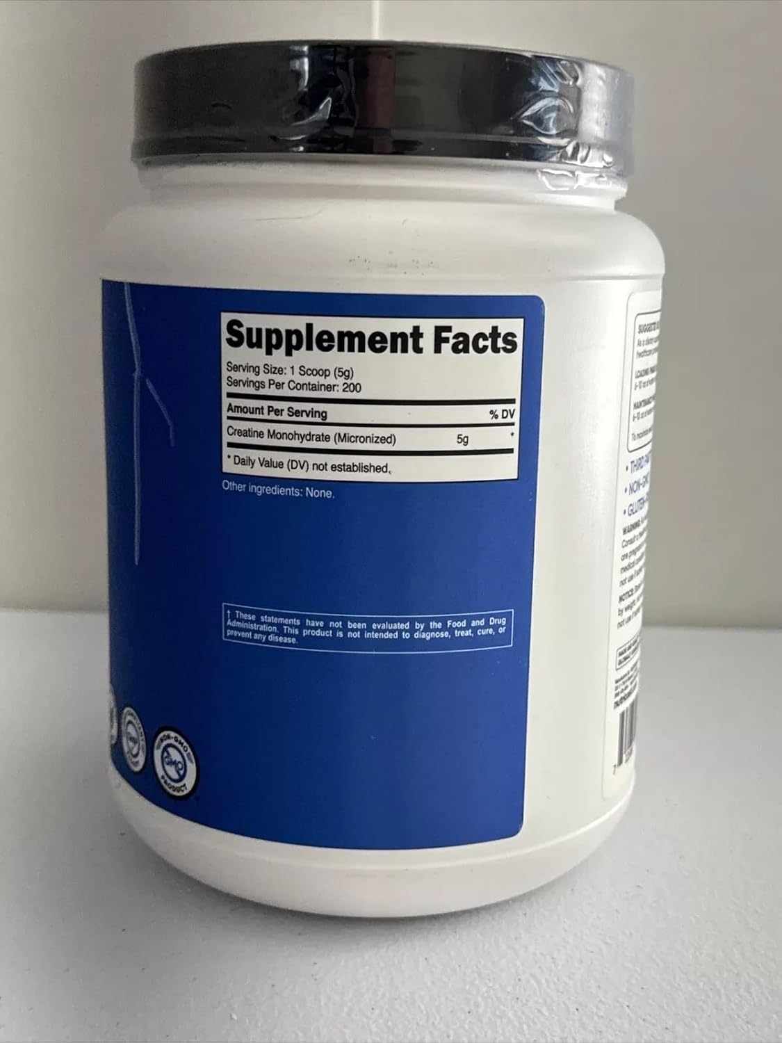 Nutricost Creatine Monohydrate Powder 2 Pack - 5g per Serving, 100 Servings, 500g (17.9 oz) - With Scoop