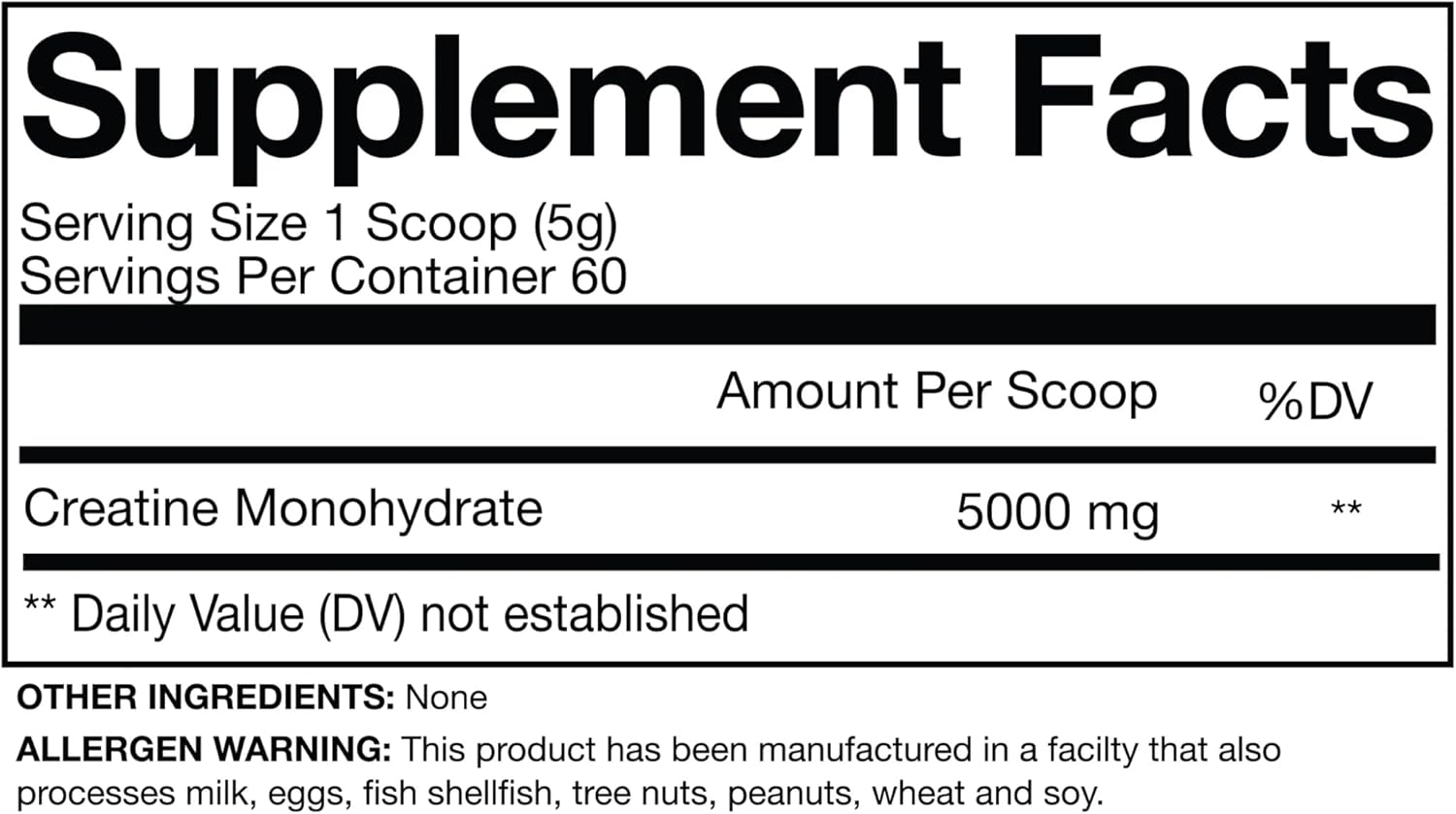 NutriFitt Epic Creatine: Boost Energy, Build Lean Muscle, Micronized Monohydrate - 60 Servings