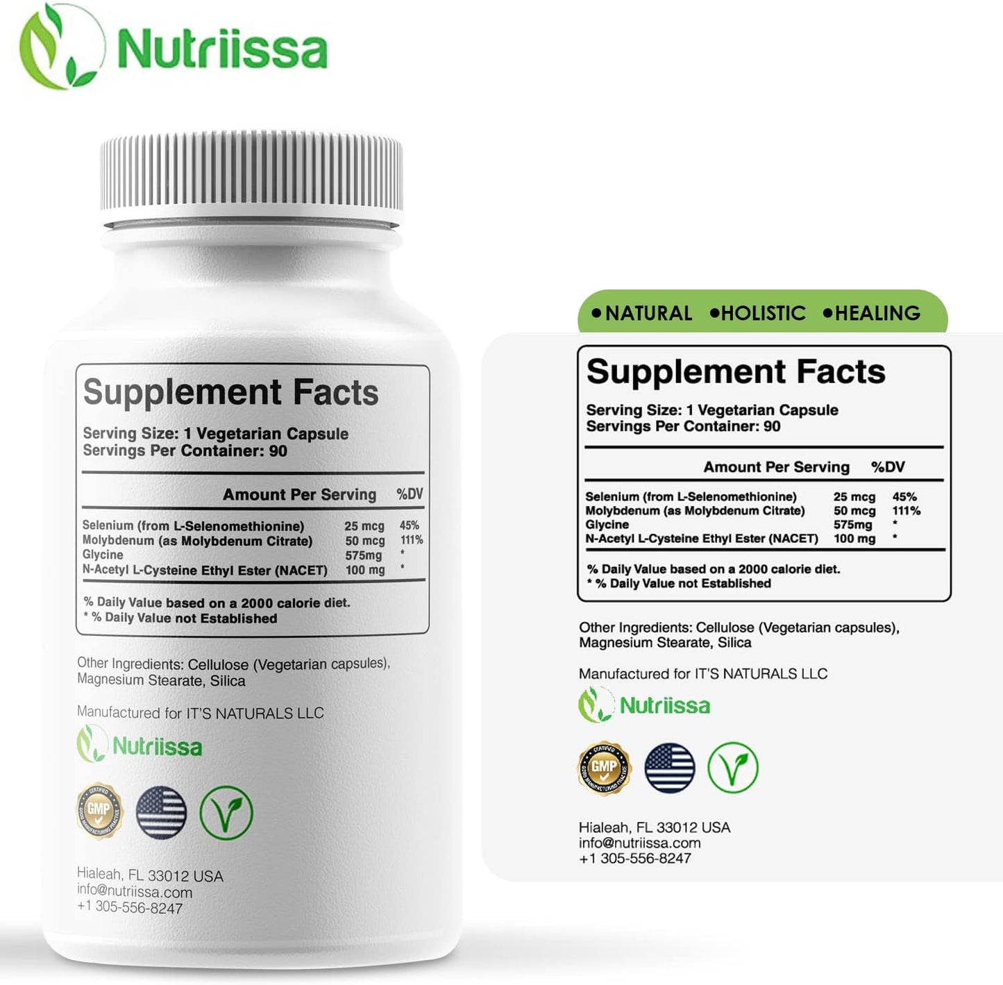 Nutriissa Neuron NAC Supplement - 20x More Bioavailable N-Acetyl Cysteine Ester - Boost Glutathione - 10x More Effective Than Liposomal Glutathione - 90 Capsules