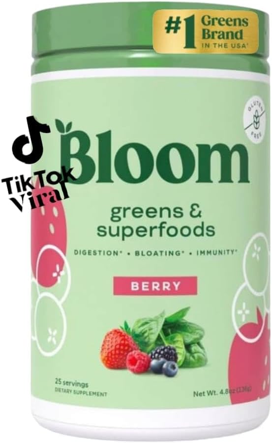 Nutrition Greens and Superfoods Powder - Berry Flavor - 25 Servings