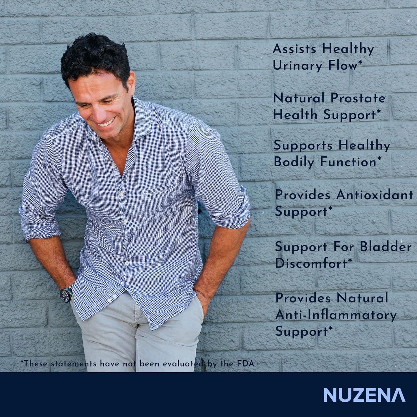Nuzena Prostate Support +: Advanced Formula with Saw Palmetto and Juniper Berries for Enlarged Prostate - 60 Capsules