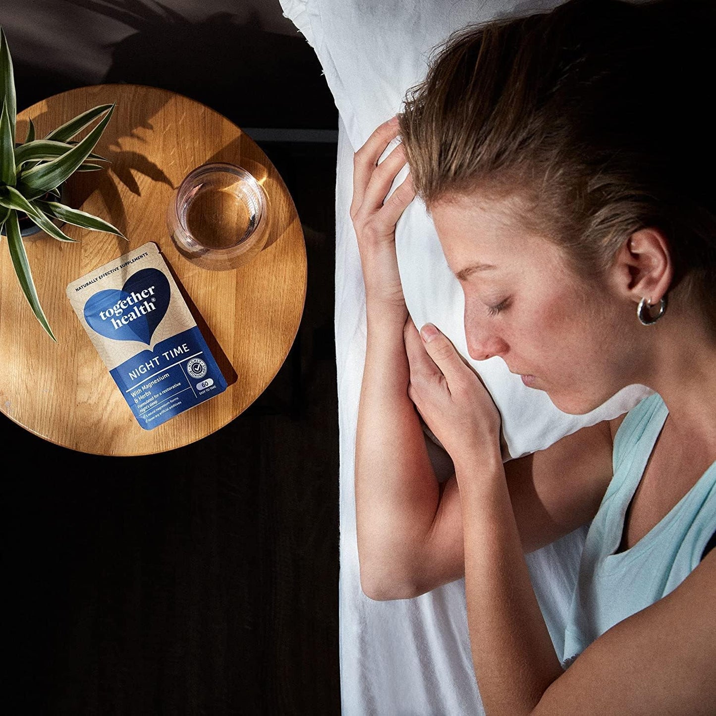Oceanpure Night Time Magnesium Complex - 60 Capsules for Restful Sleep and Relaxation