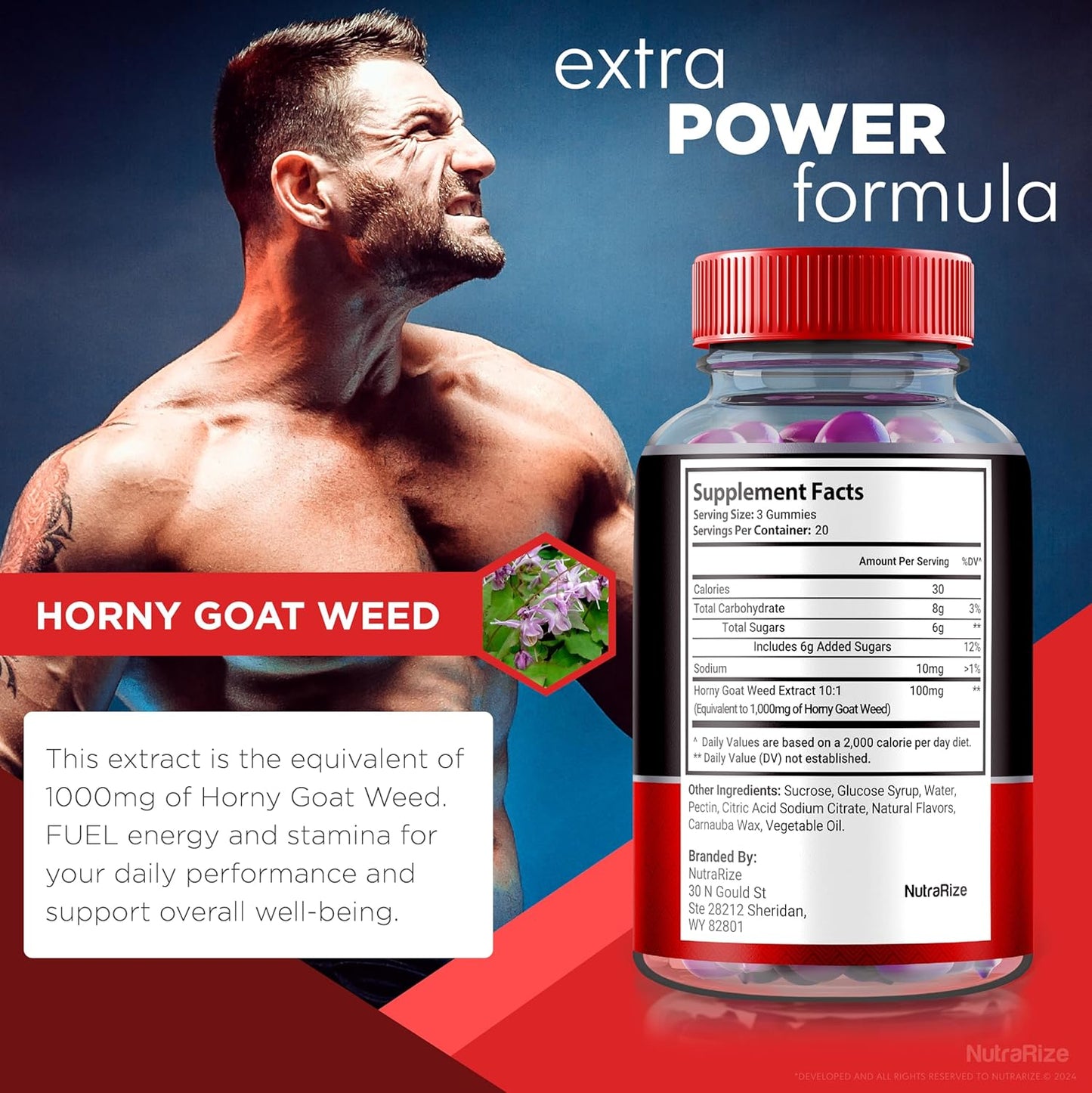 Official PrimalUltimate Performance Supplement (3 Pack) - Premium Gummies for Confidence, Official Prime Ultimate Reviews (180 Gummies)
