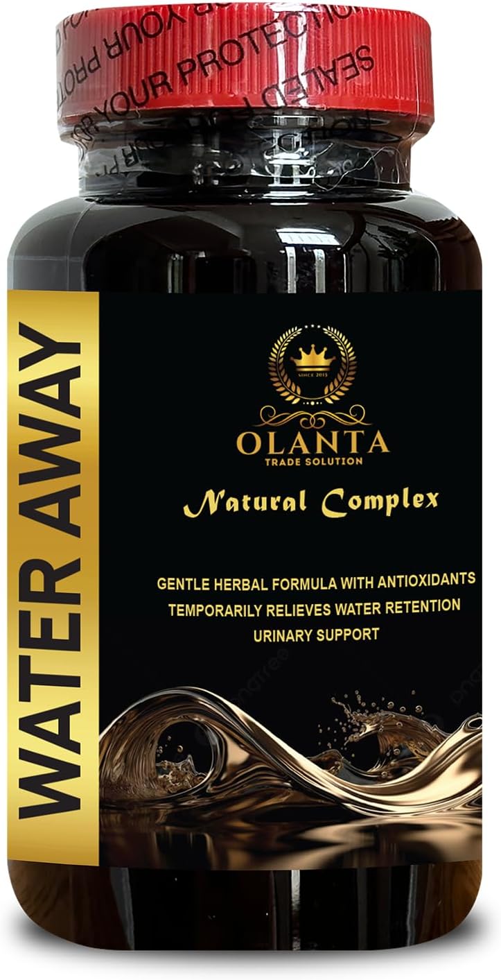 OLANTA TRADE SOLUTION WATER AWAY - Herbal Diuretic Pills for Water Retention - Water Supplement with Vitamins - 1 Bottle