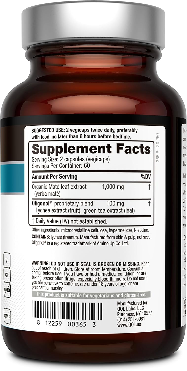 Oligolean: Natural Metabolism Support with Oligonol and Yerba Mate for Improved Quality of Life