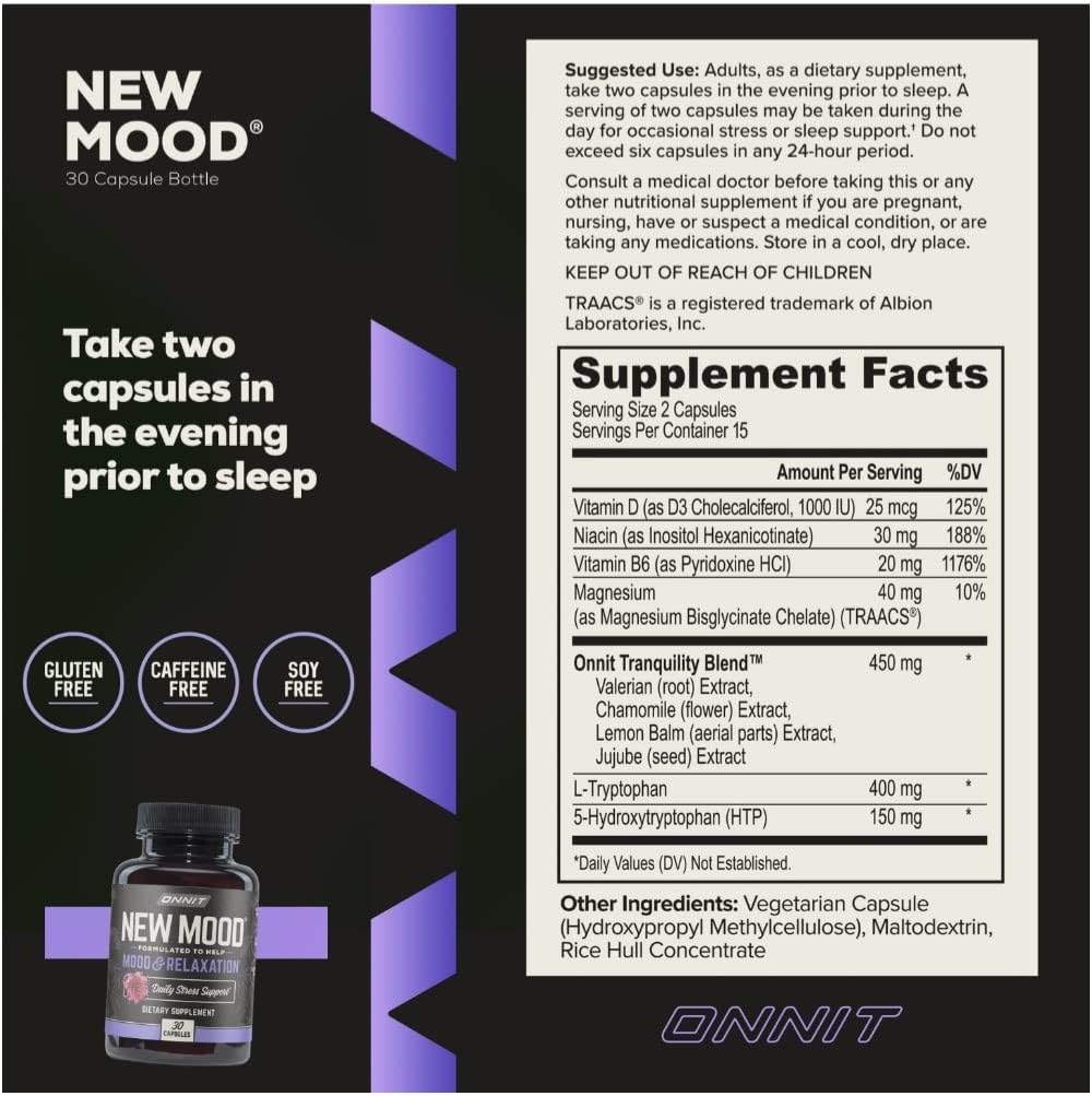 ONNIT New Mood Supplement for Improved Mood and Relaxation