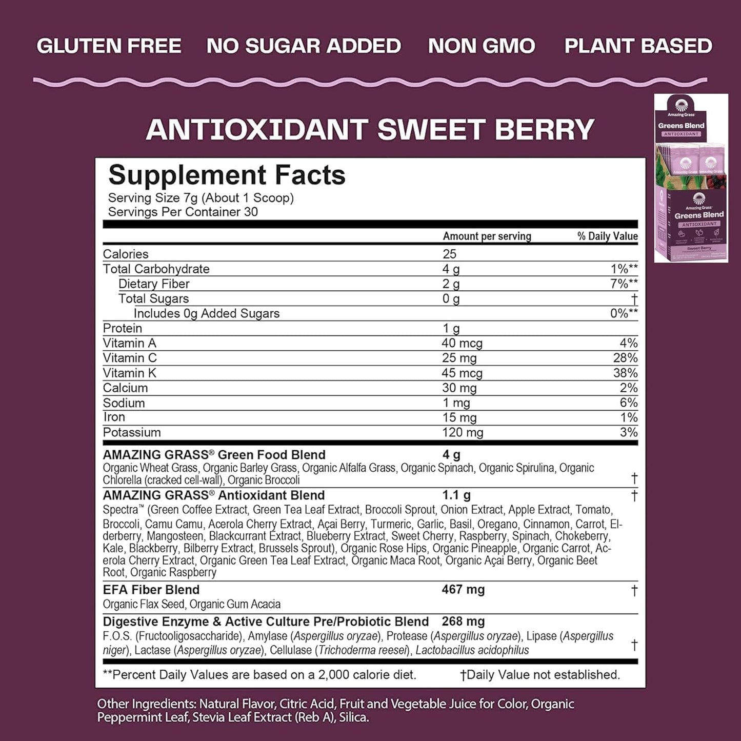Optimum Nutrition Energy Bundle: Amino Energy + Electrolytes Stick Packs & Greens Superfood Antioxidant, Sweet Berry - 22 Servings