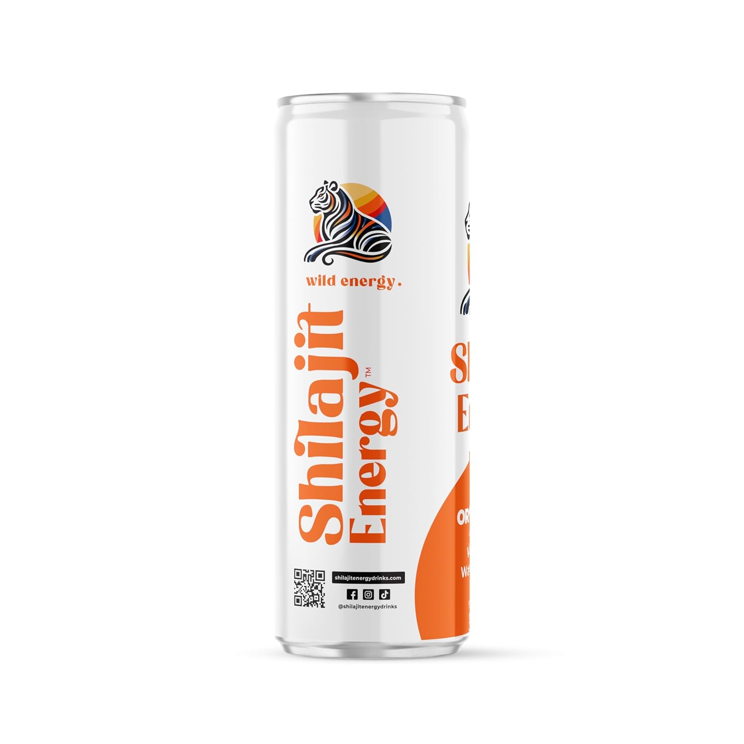 Orange Peach Shilajit Energy Drink - Natural Energy Boost with Shilajit Extracts and Antioxidants