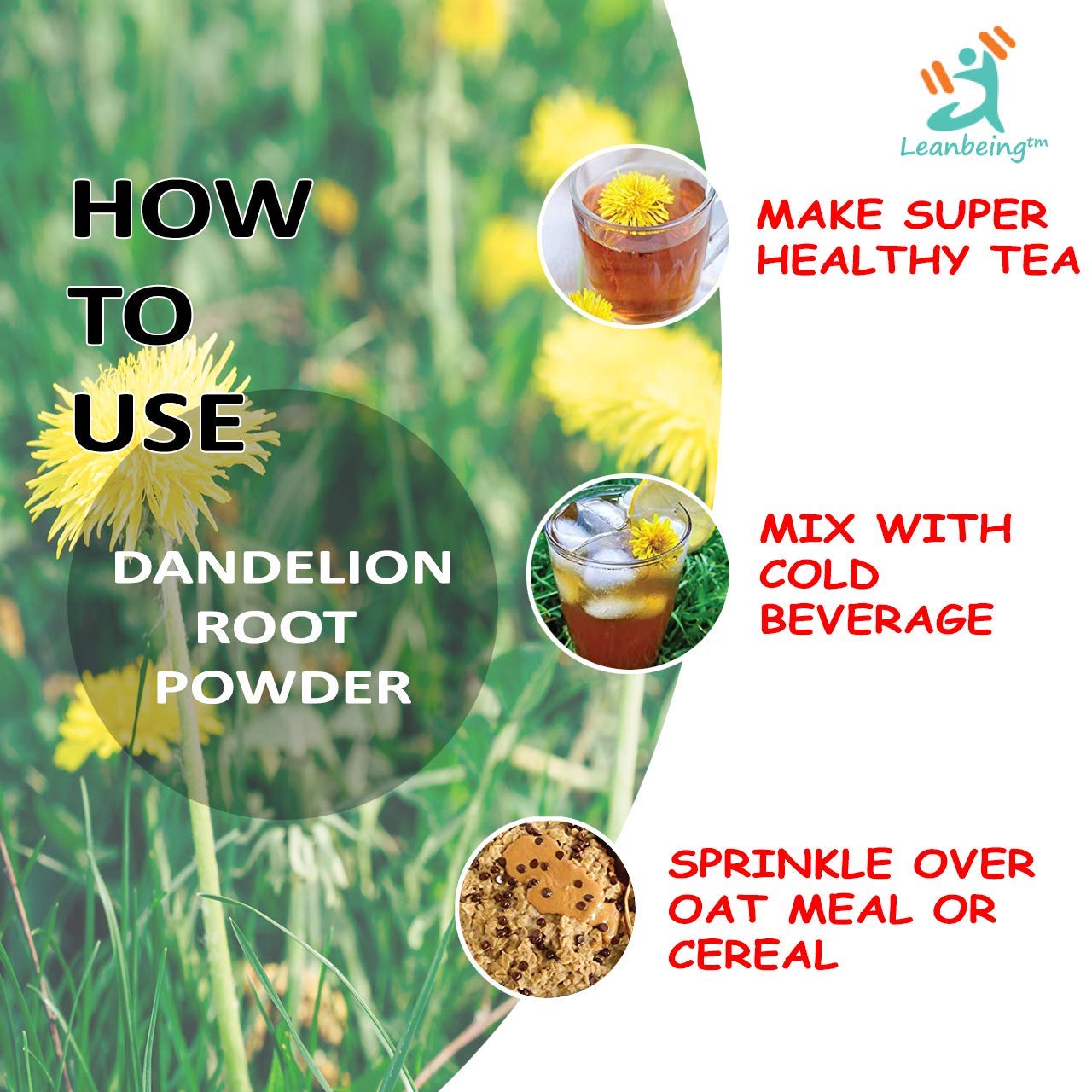 Organic Dandelion Leaf & Root Herbal Tea for Liver Cleanse (100g) | Supports Kidney Health & Function