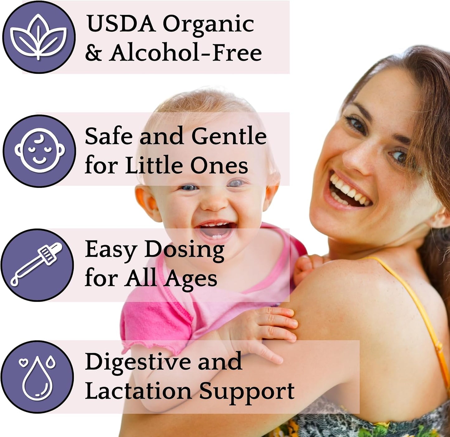 Organic Fennel Tincture for Digestive Support & Breastfeeding - Herb Lore (4 fl oz)