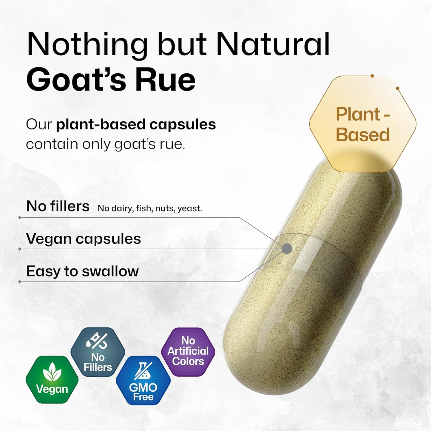Organic Goat's Rue Tincture and Capsules Bundle - 4 Fl. Oz. Liquid Extract and 250 Pills