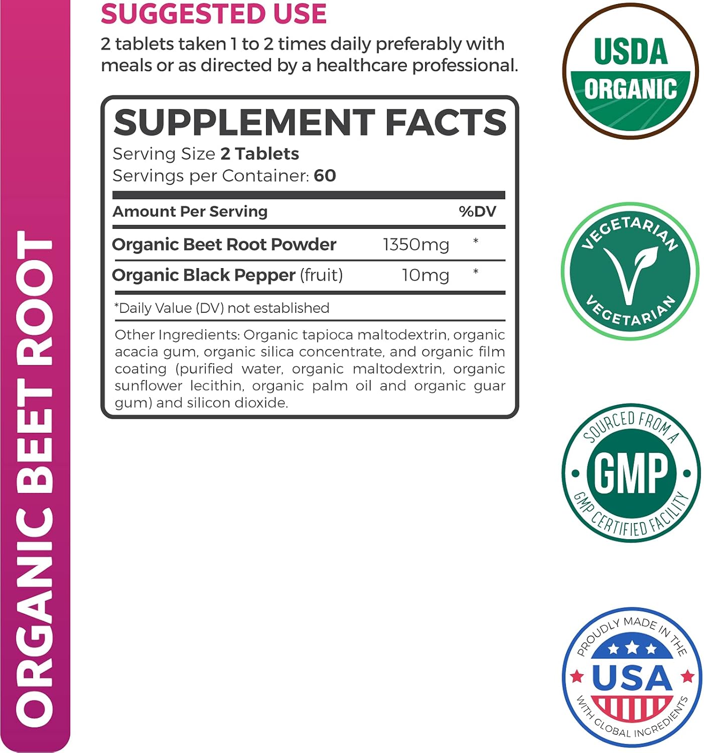 Organic Green Tea Extract & Beetroot Powder Bundle - Natural Energy Boost Pack - Metabolism Support with EGCG & Black Pepper - 240 Capsules