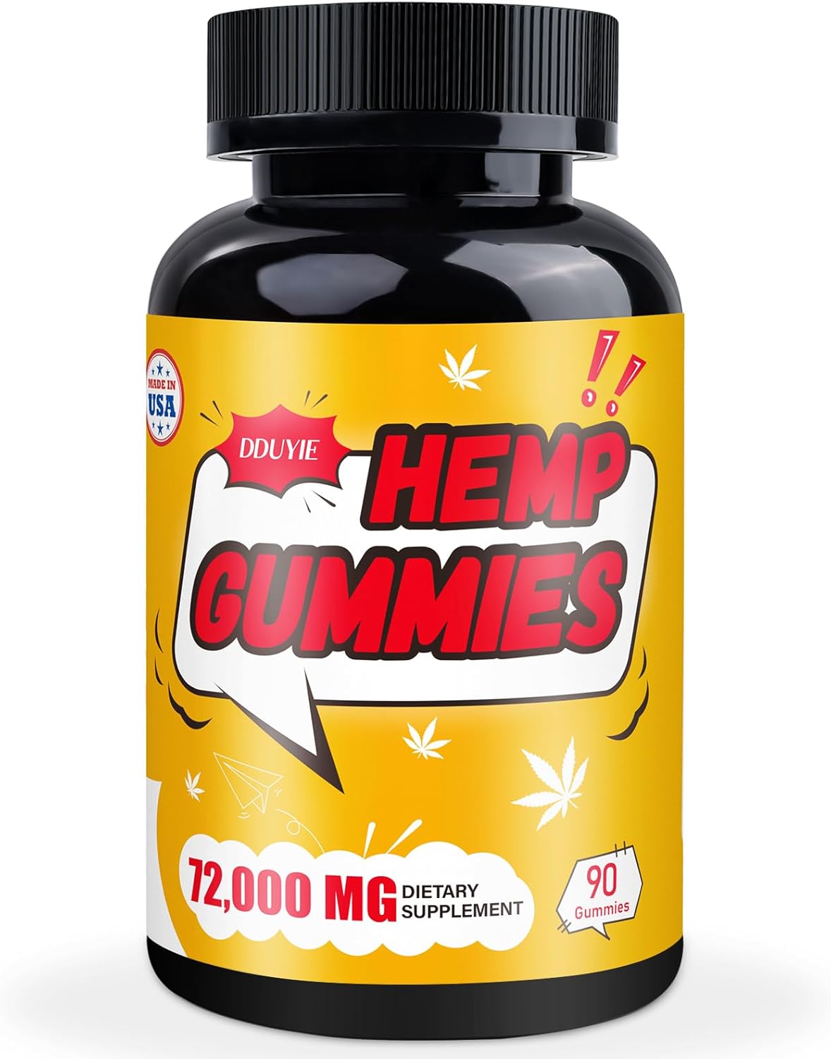 Organic High Potency metabolism booster Gummies with Pure Oil Extract - for Better Sleep, Pain Relief, and Mood Support - Vegan and Non-GMO Edibles