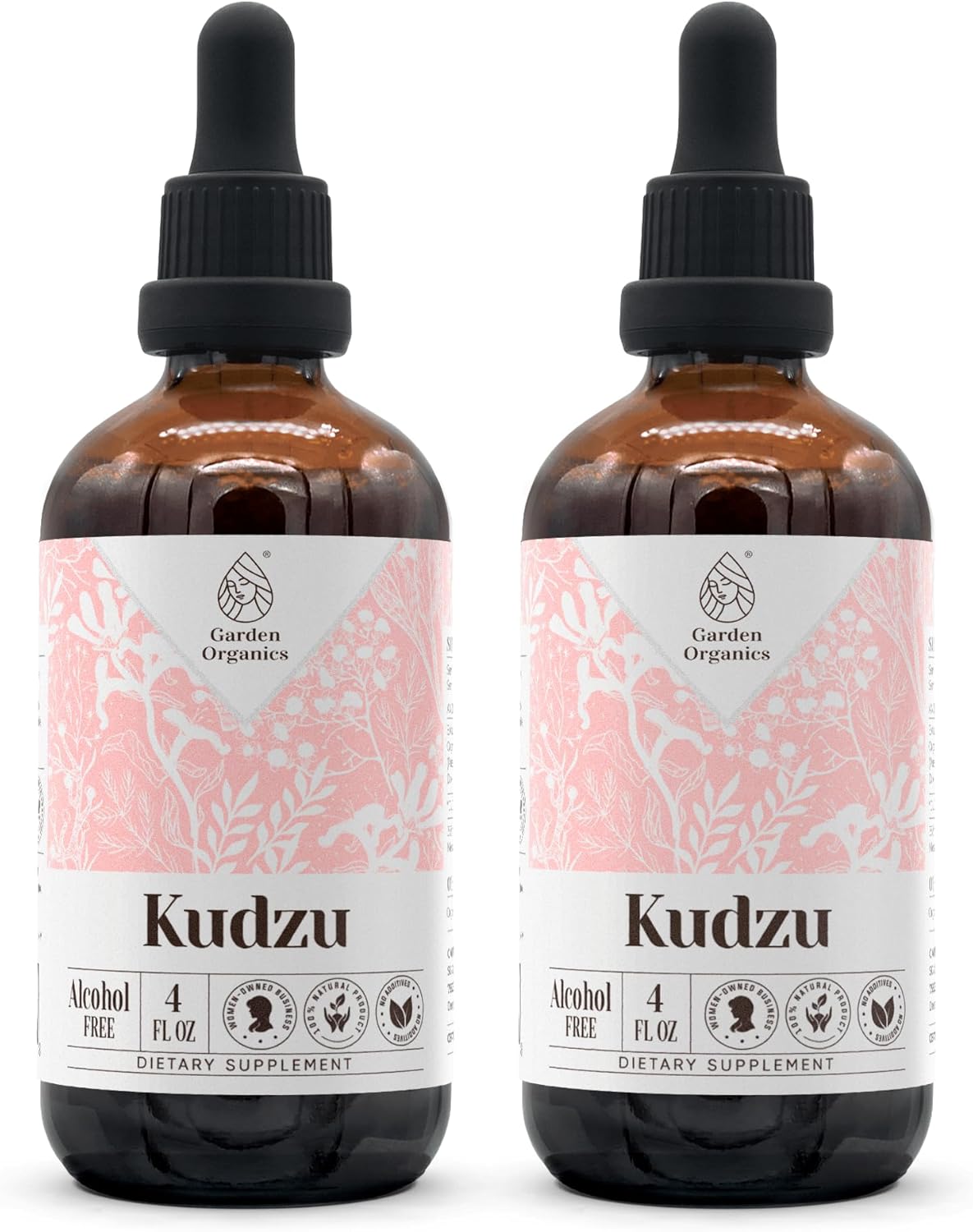 Organic Kudzu Tincture Extract - Alcohol-Free Immune System Booster - 100% Natural Liquid Drops (2x4 fl oz)