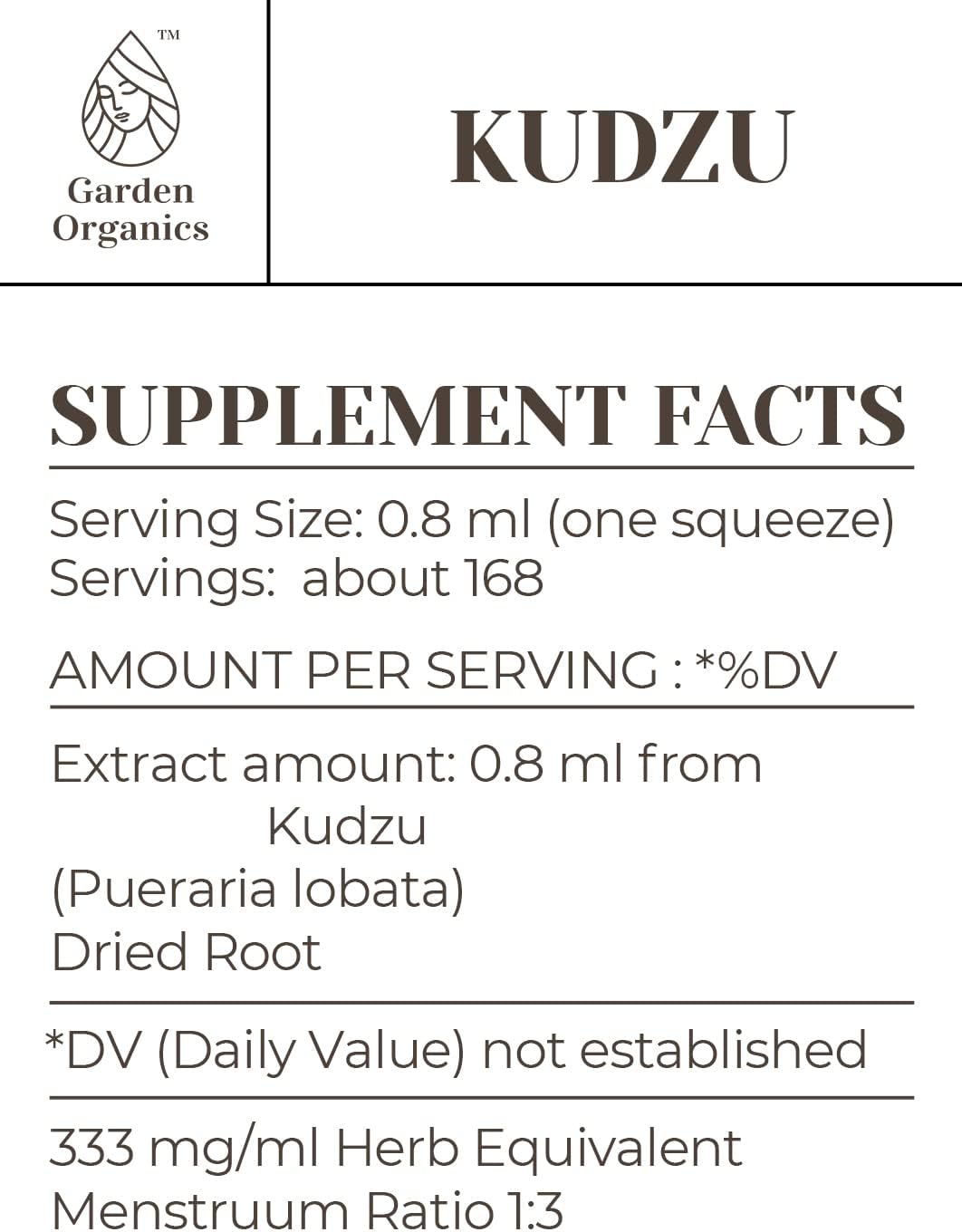 Organic Kudzu Tincture Extract - Alcohol-Free Immune System Booster - 100% Natural Liquid Drops (2x4 fl oz)
