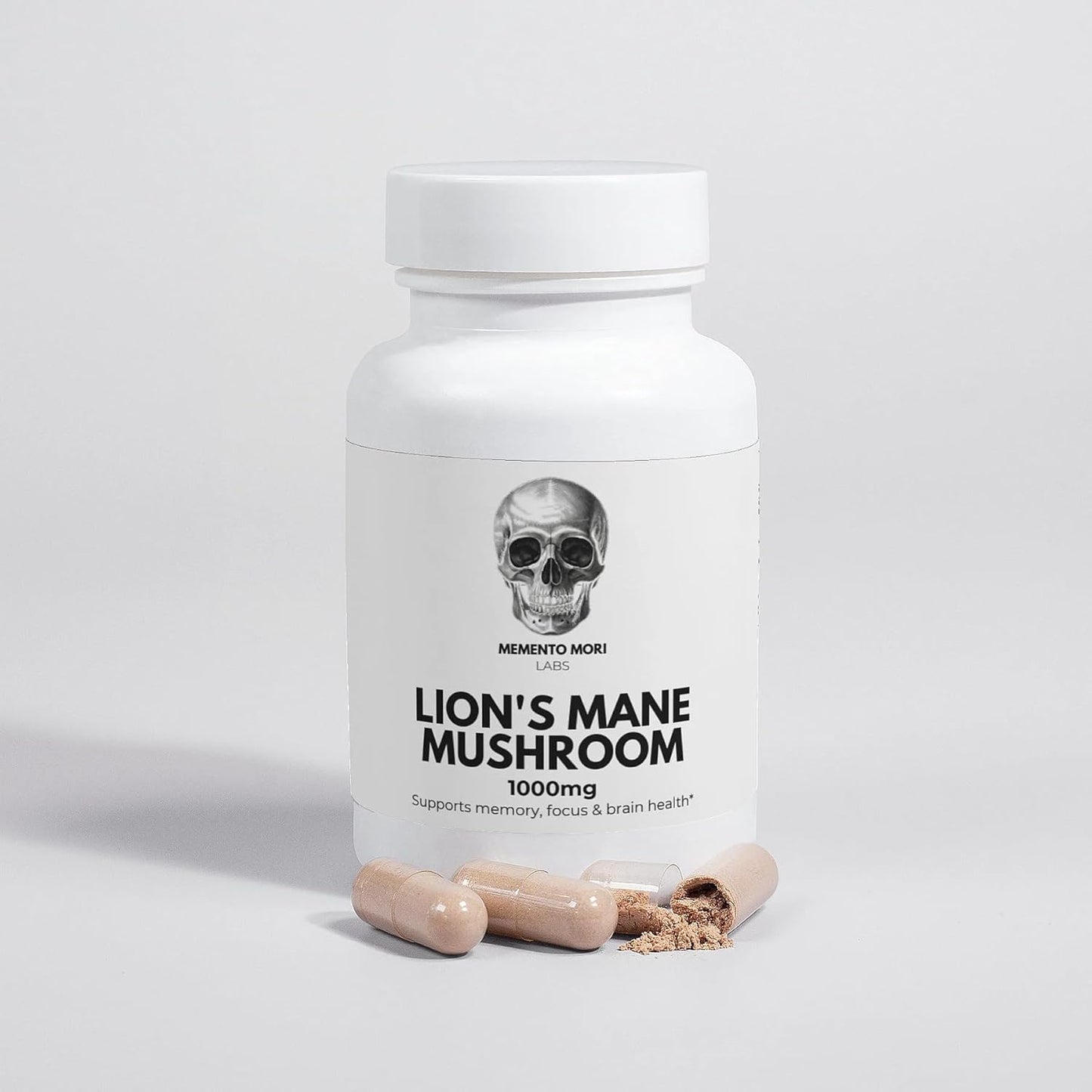Organic Lion's Mane Mushroom Supplement, Single Count Pack for Cognitive Support