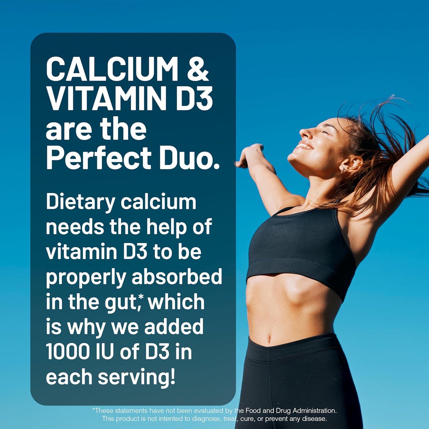 Organic MCT Coconut Oil Calcium 1250mg & Vitamin D3 1000IU Softgels - Bone Health and Immune Support - Non-GMO & Gluten Free - 200 Softgels