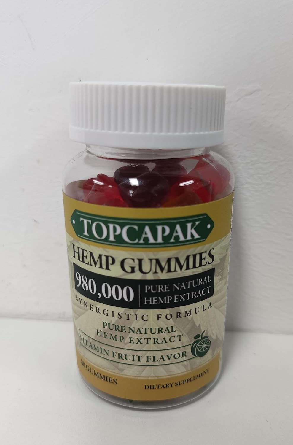 Organic metabolism booster Gummy Bears with High Potency metabolism booster Oil Extract - 80 Count (Pack of 2)
