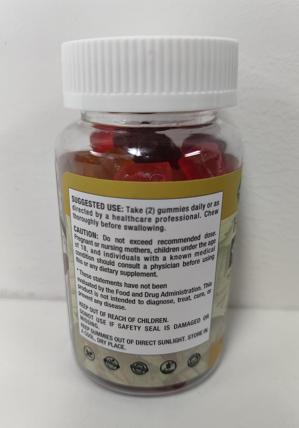 Organic metabolism booster Gummy Bears with High Potency metabolism booster Oil Extract - 80 Count (Pack of 2)
