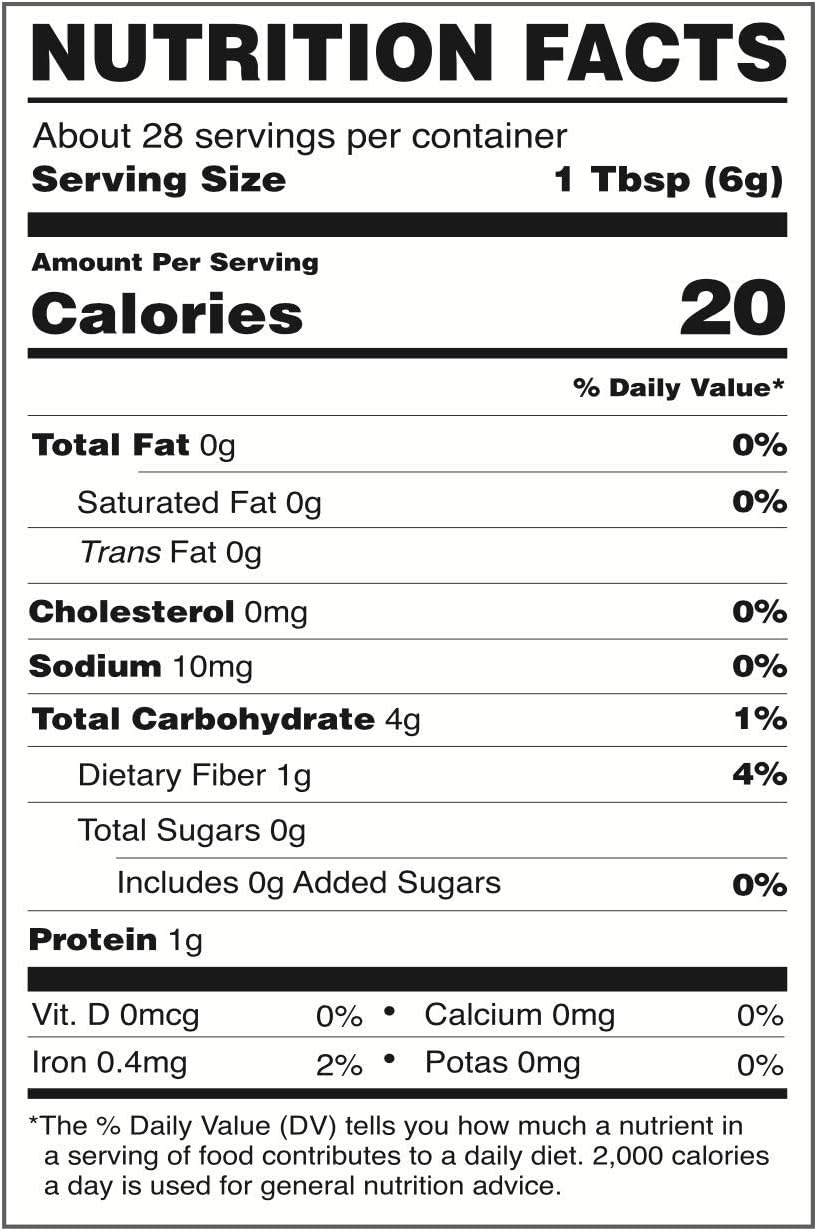 Organic Moringa and Spirulina Blend by Chérie Sweet Heart - 6 Ounces