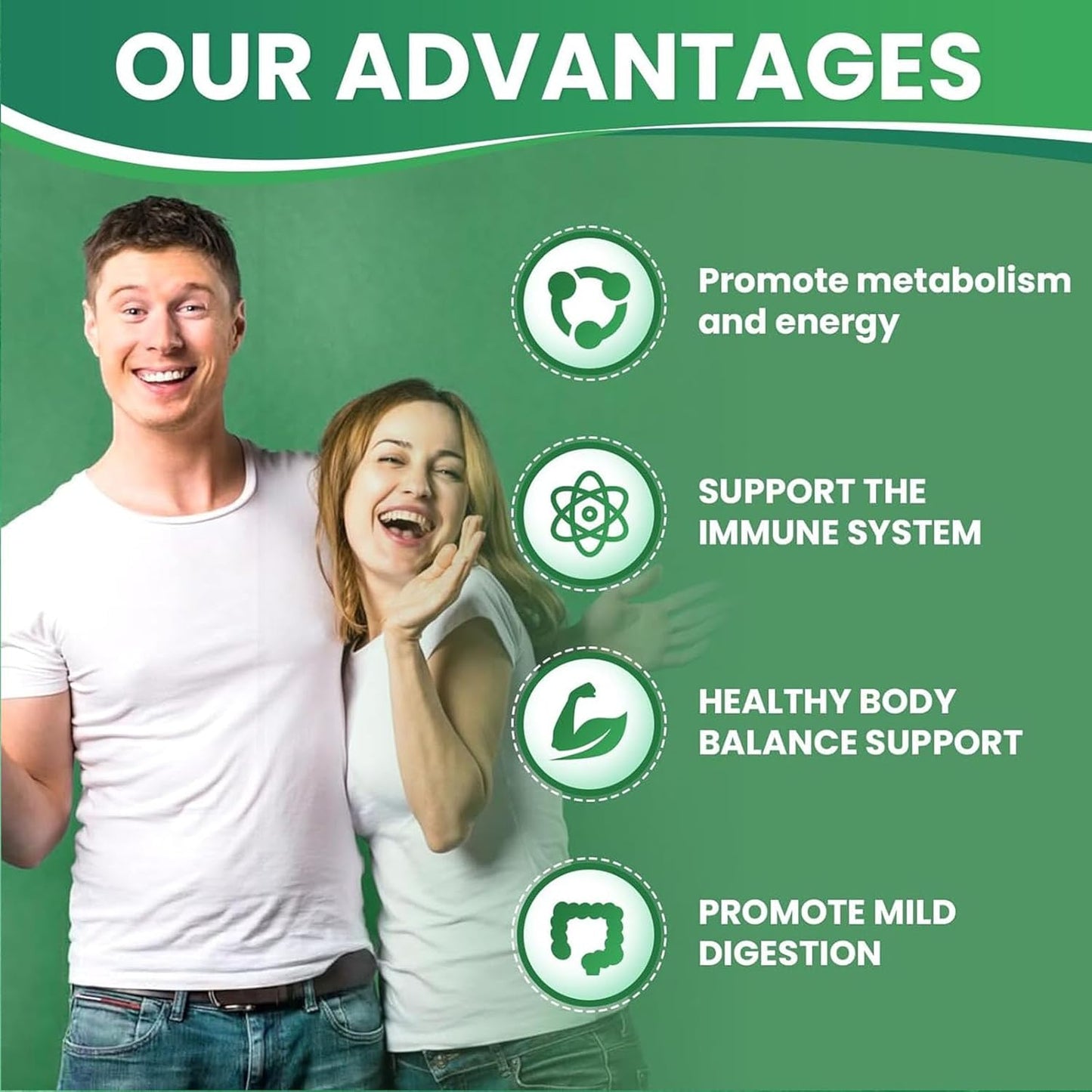 Organic Moringa Powder Capsules 800mg - Energy, Skin Health, Immune Support - 60 Capsules