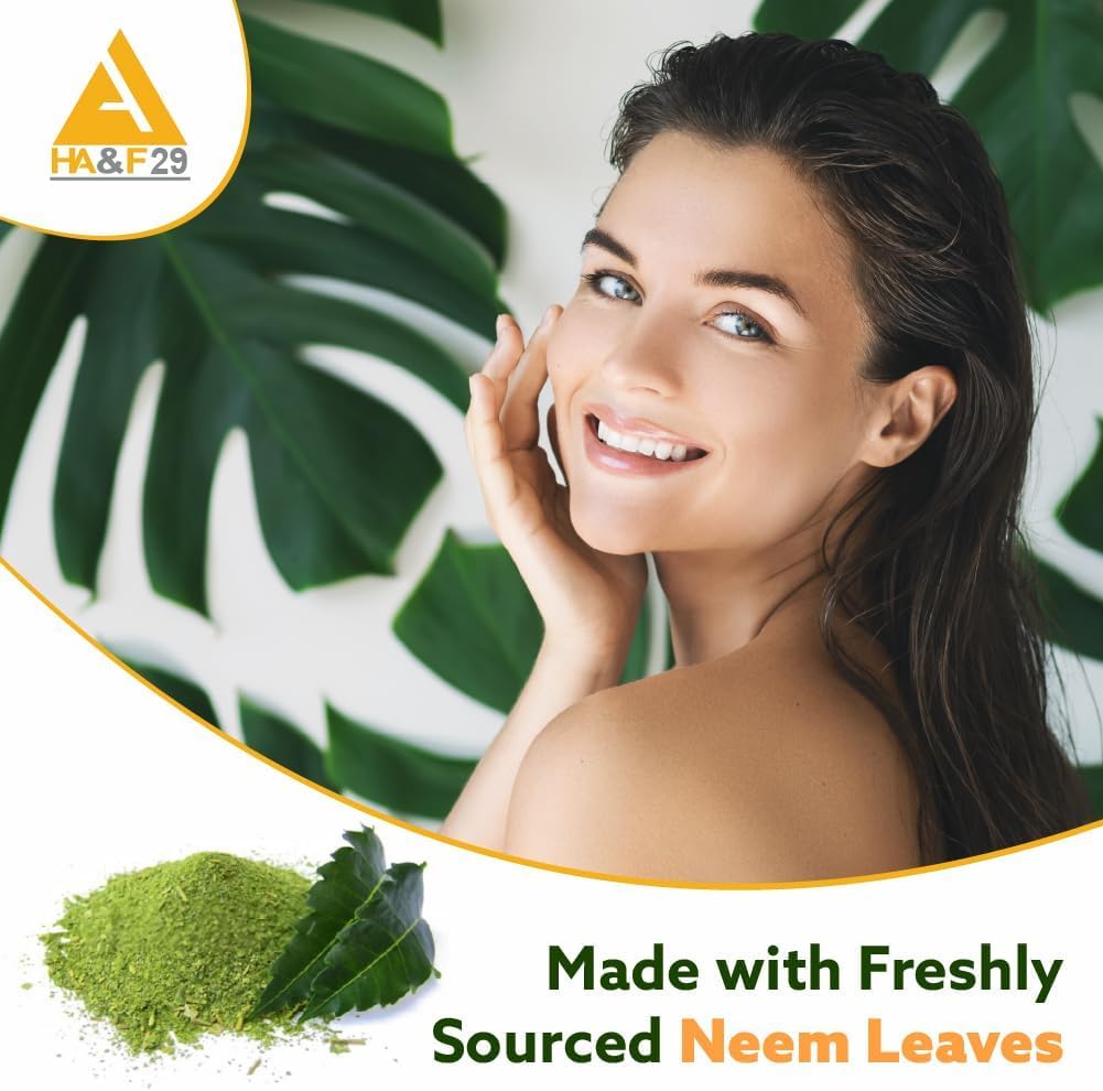 Organic Neem Powder for Clear Skin and Itchy Dandruff Scalp - 250 gm