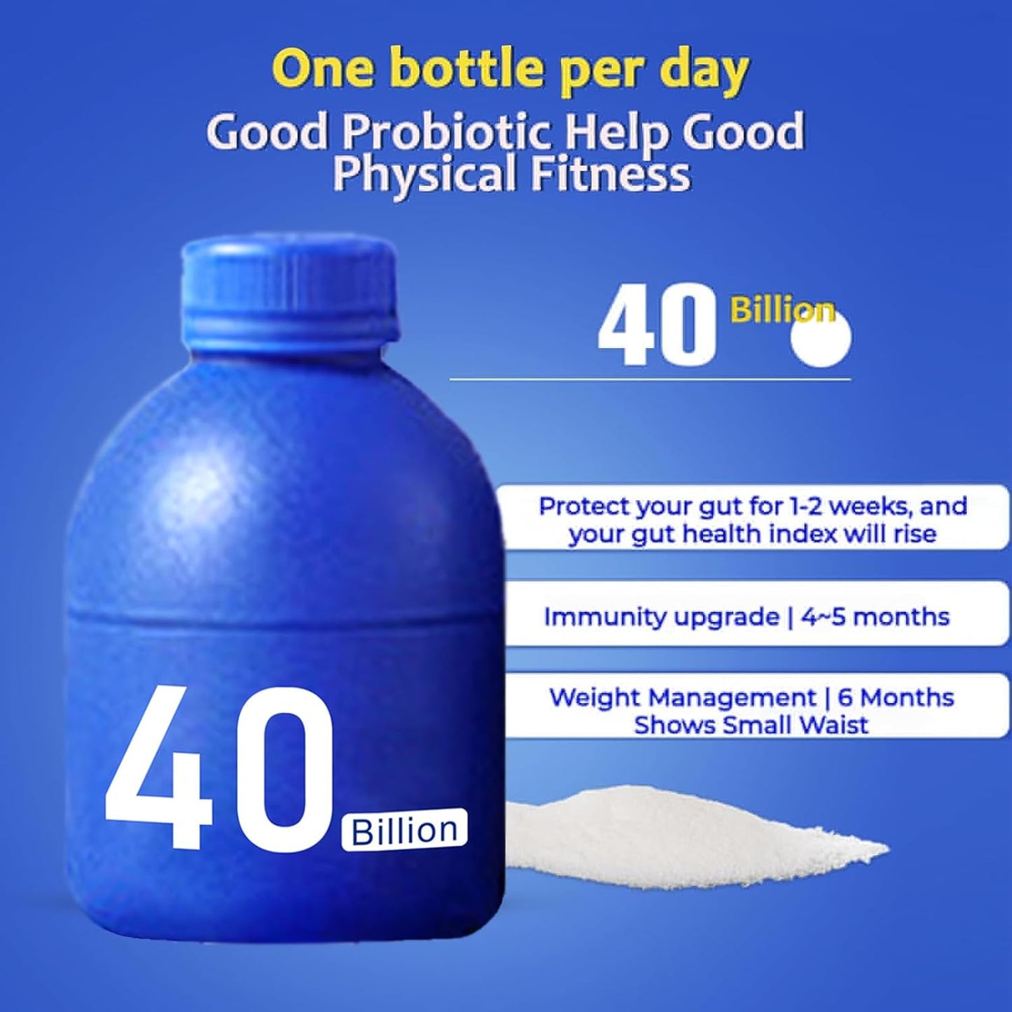 Organic Prebiotic Probiotics 40 Billion CFU for Improved Gastrointestinal Digestion in Men and Women