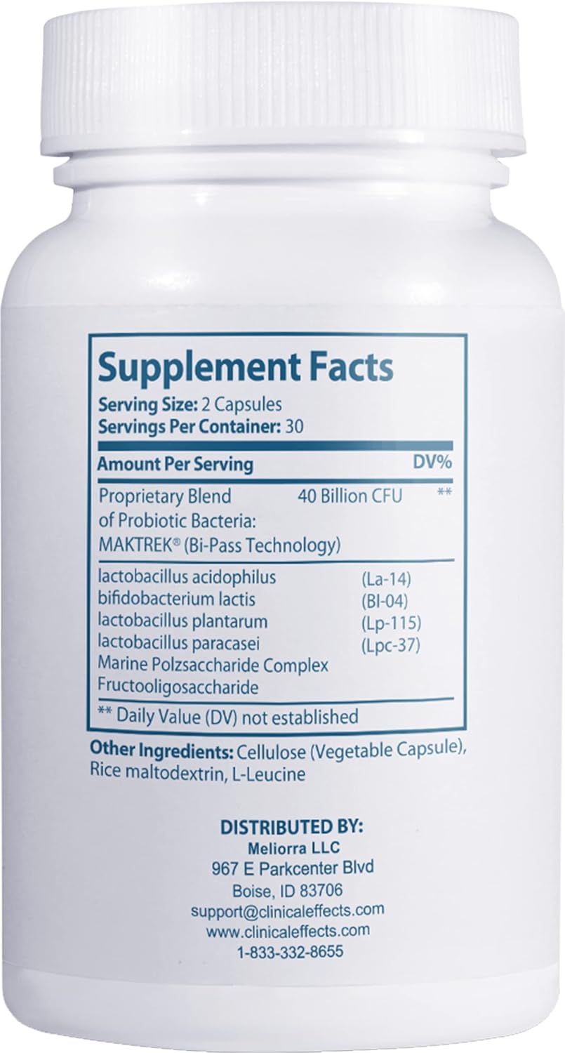 Organic Probiotic Complex for Gut Health - Women and Men - 60 Veggie Capsules - USA Made