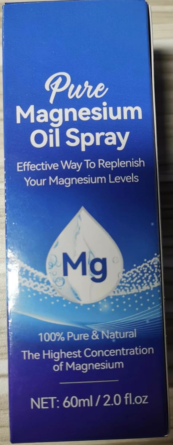 Organic Pure Magnesium Oil Spray for Relaxing Muscles - Natural Body Spray for Feet - Rejuvenating 100% Magnesium Spray