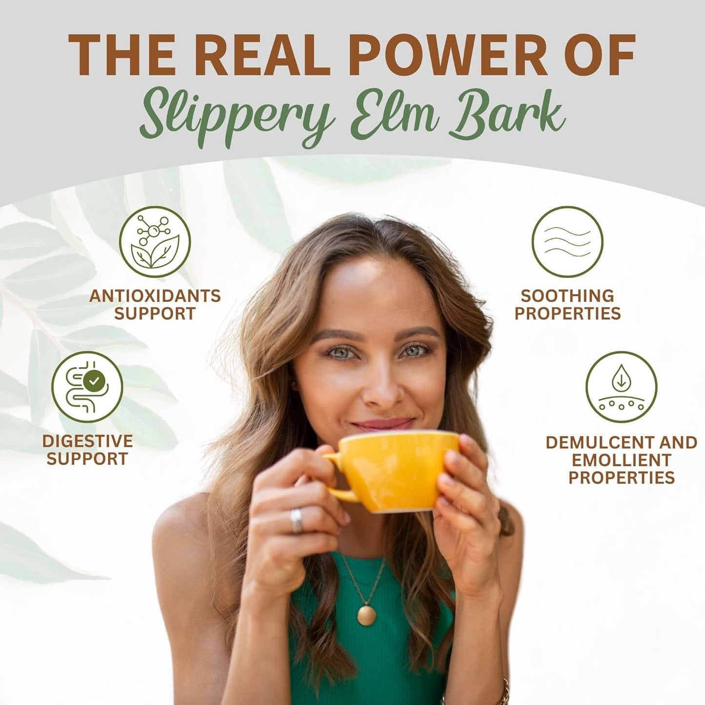 Organic Slippery Elm Bark Extract Powder - 10:1 Concentration - 8oz - Ulmus Rubra Supplement