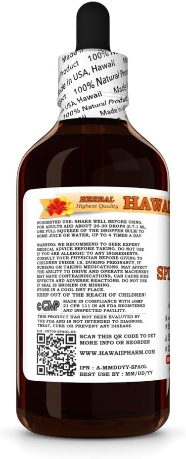 Organic Spilanthes Extract Tincture - Natural Oral Care and Skin Relief Support - 4 fl.oz