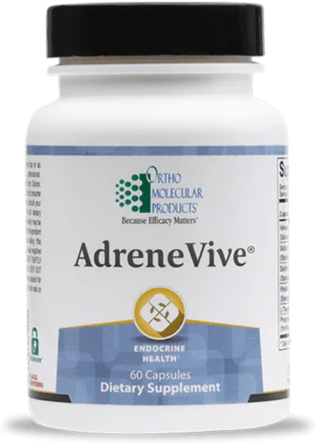 Ortho Molecular Products AdreneVive 5A Supplement - 60 Count Bottle