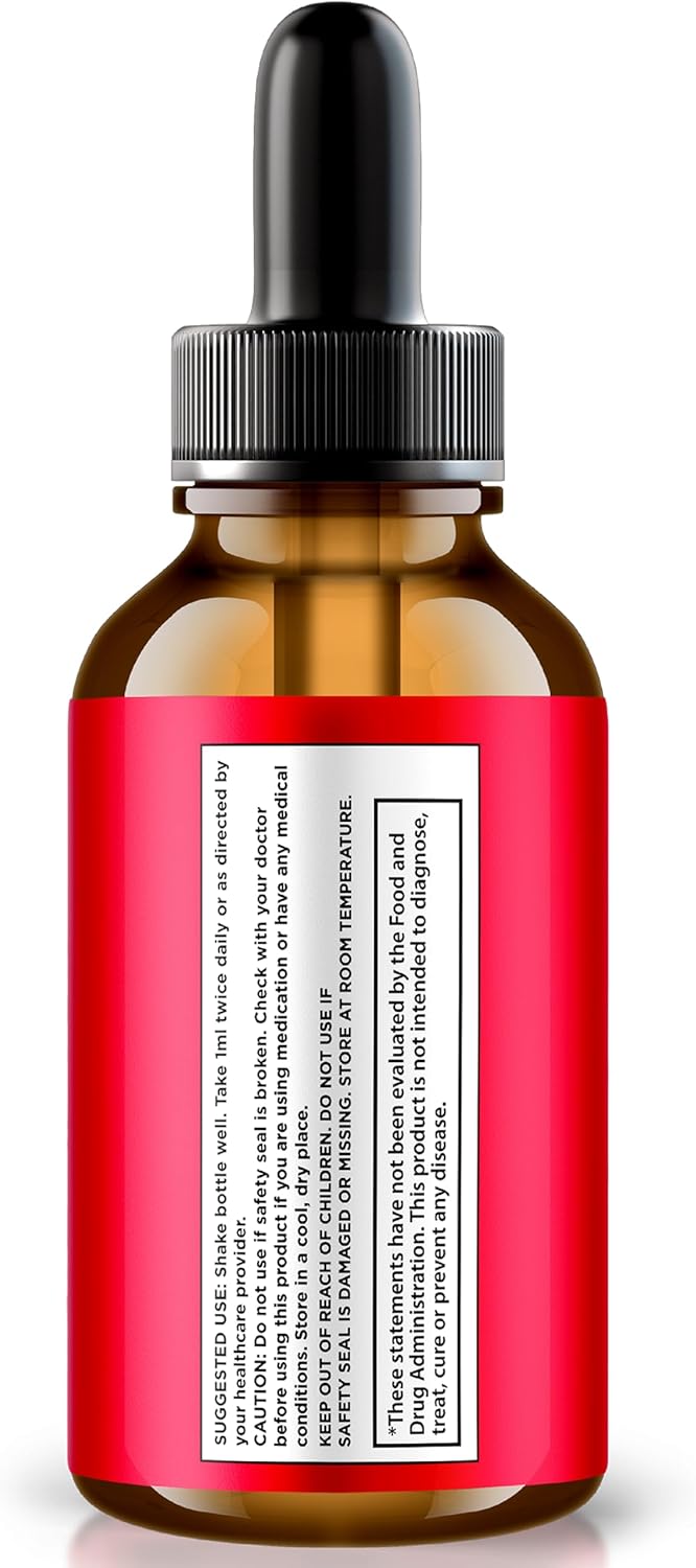 Pack of 2 Gluco Pure Pro Drops - Official Formula for Healthy Blood Sugar Levels - Premium Supplement for Overall Wellness - Gotas Review (60 Servings)