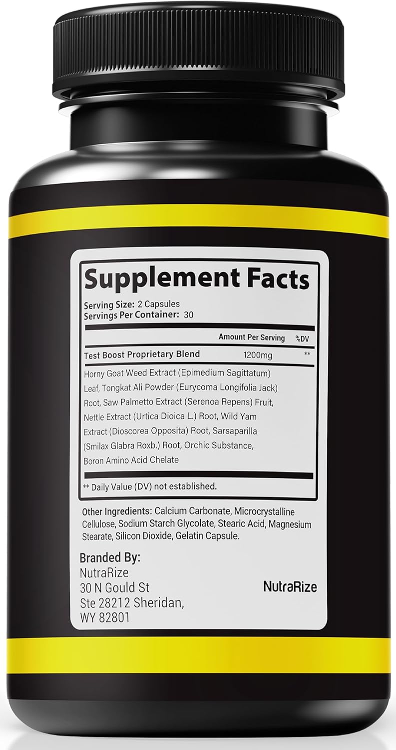 Pack of 5 NutraRize Endoboost for Men - Official Endoboost Performance Supplements Capsules Reviews Mens Health Pills Pro Advanced Formula 300 Capsules
