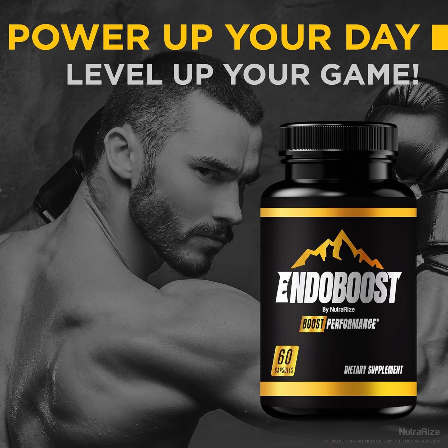 Pack of 5 NutraRize Endoboost for Men - Official Endoboost Performance Supplements Capsules Reviews Mens Health Pills Pro Advanced Formula 300 Capsules